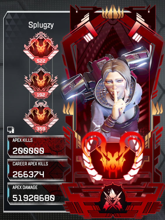 zgulpS's tweet photo. 200k Bones on Wattson 🦴 @PlayApex https://t.co/baRsf2FYo0