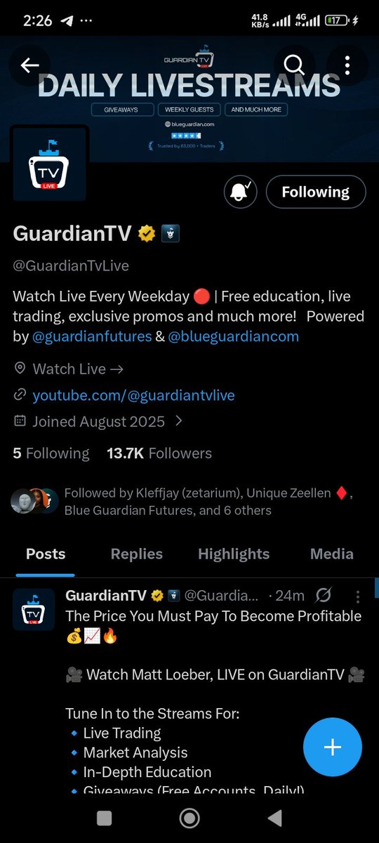 IamPSMART001's tweet photo. @Dekingsweb3 @BlueGuardiancom @GuardianFutures @GuardianTvLive Done ✅ https://t.co/EKW5vHmRPD