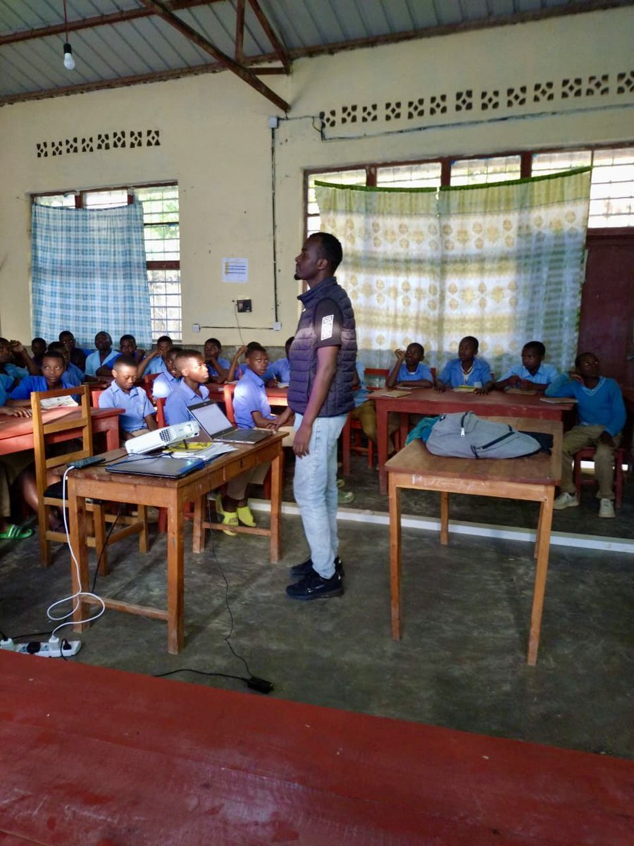 qsimpactrwanda's tweet photo. Reaching Remote Communities – No One Left Behind 

Yesterday, during Global Day of Action 2026, QS Impact Kigali Council delivered a climate education session at GS Rugote in Rutsiro District for 50 final-year students. https://t.co/5gg5q7GiT6