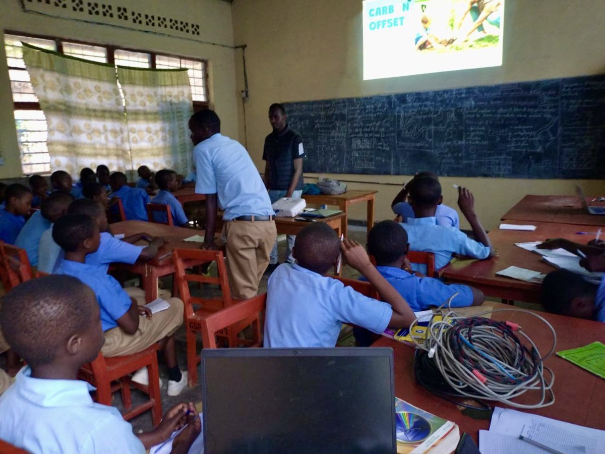 qsimpactrwanda's tweet photo. Reaching Remote Communities – No One Left Behind 

Yesterday, during Global Day of Action 2026, QS Impact Kigali Council delivered a climate education session at GS Rugote in Rutsiro District for 50 final-year students. https://t.co/5gg5q7GiT6