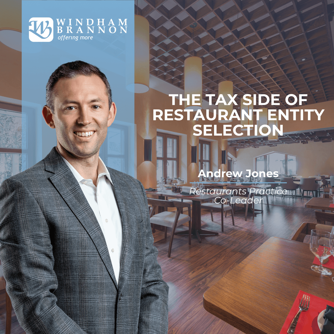 KristinKitchens's tweet photo. From LLCs to corporations, restaurant owners have several options when structuring their business and each comes with different tax implications. The right choice depends on your goals, risk tolerance and how you plan to grow.

At Windham Brannon, our tax advisors help… https://t.co/eZKPCs6AGM