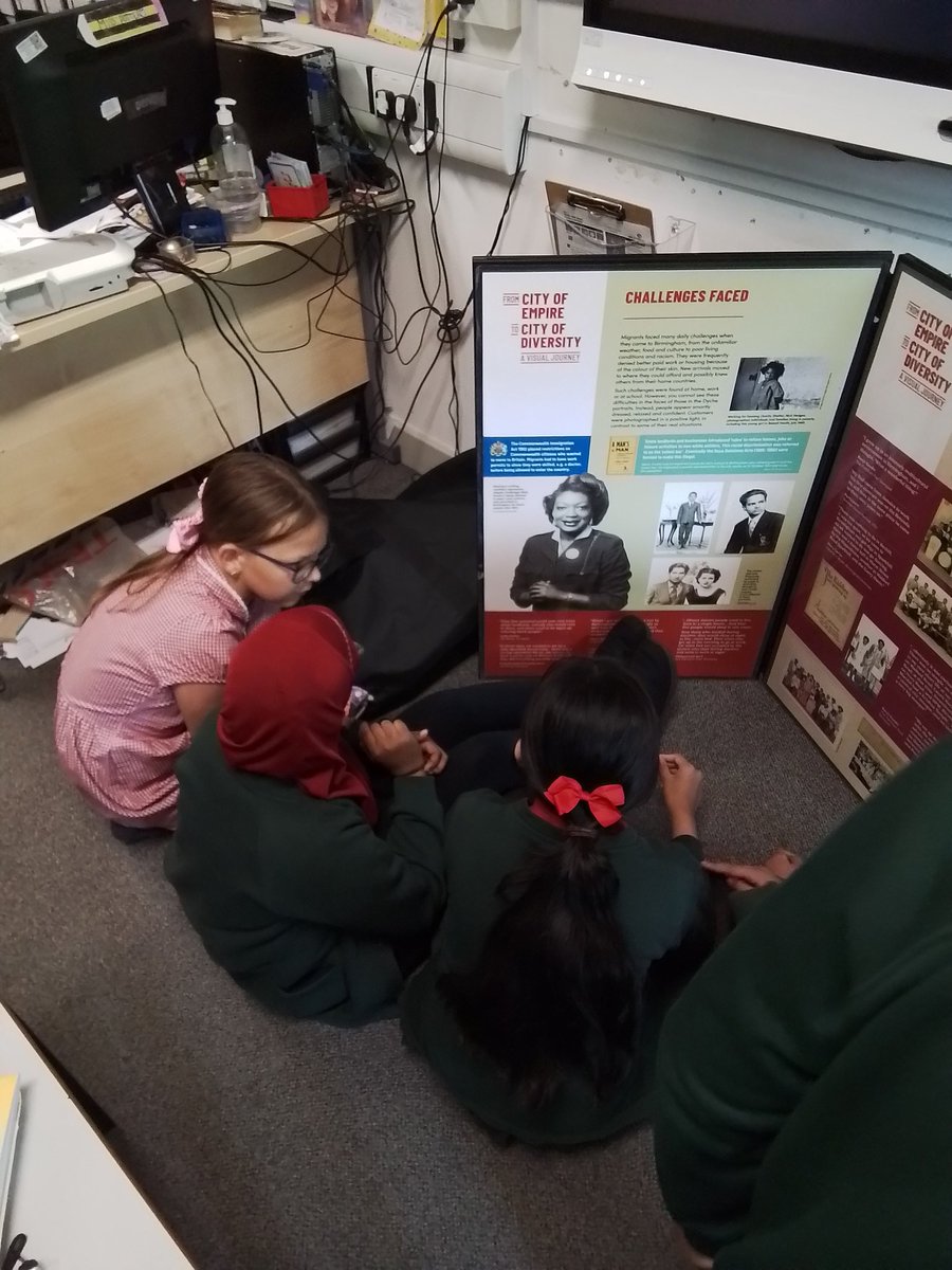 Miss_Ps_class's tweet photo. This afternoon, we turned our classroom into a museum, where we explored the Dyche collection from @sampad_arts We enjoyed thinking about where people had come from and why they would be having their photos taken. #enthusiasm #community https://t.co/aBac2cetwV