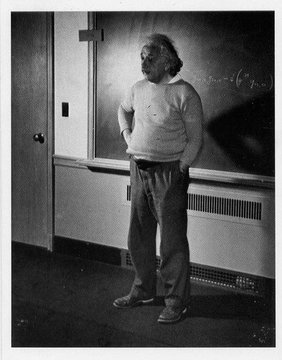 phalpern's tweet photo. Albert Einstein's first-ever question to young Richard Feynman at his research seminar at Princeton about electrodynamics was: "Where is the tea?" 

Feynman was happy he could answer at least one of Einstein's questions! https://t.co/zONp2ZY5jG