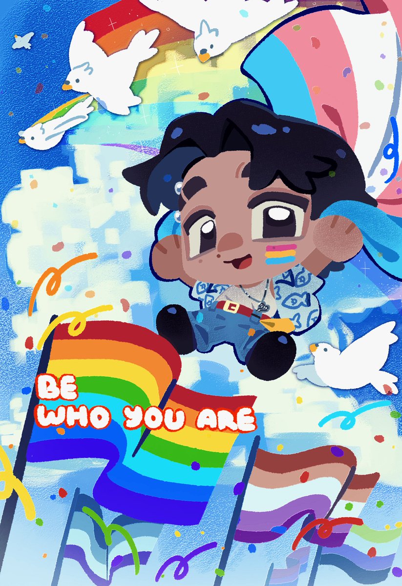 HulatieXO's tweet photo. happy pride month! https://t.co/NX26aPLMQC