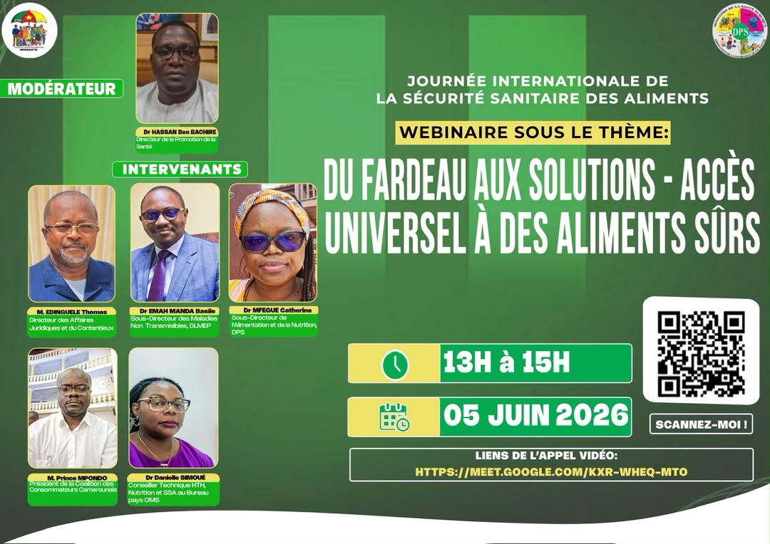 MINSANTEDPS's tweet photo. 🔴 En direct !
Le webinaire sur la sécurité sanitaire des aliments est en cours. Rejoignez les échanges sur les maladies d’origine alimentaire, la nutrition et la protection de la santé des populations.
📲 https://t.co/zQvbPsLJoW

#SécuritéSanitaireDesAliments #SantéPublique #DPS https://t.co/kEy0MjJirf