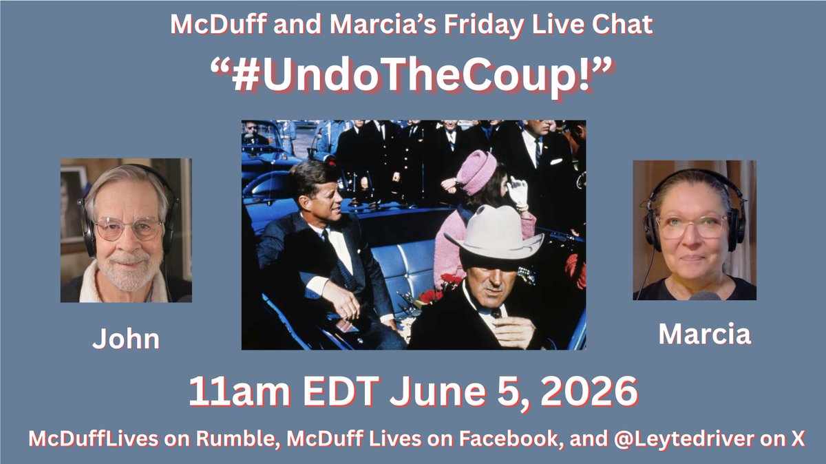 leytedriver's tweet photo. Let's talk "#UndoTheCoup! Live Chat at 11am with John and Marcia, on McDuffLives Rumble Channel. Join us in the chat room! https://t.co/LYX68BdYY1
