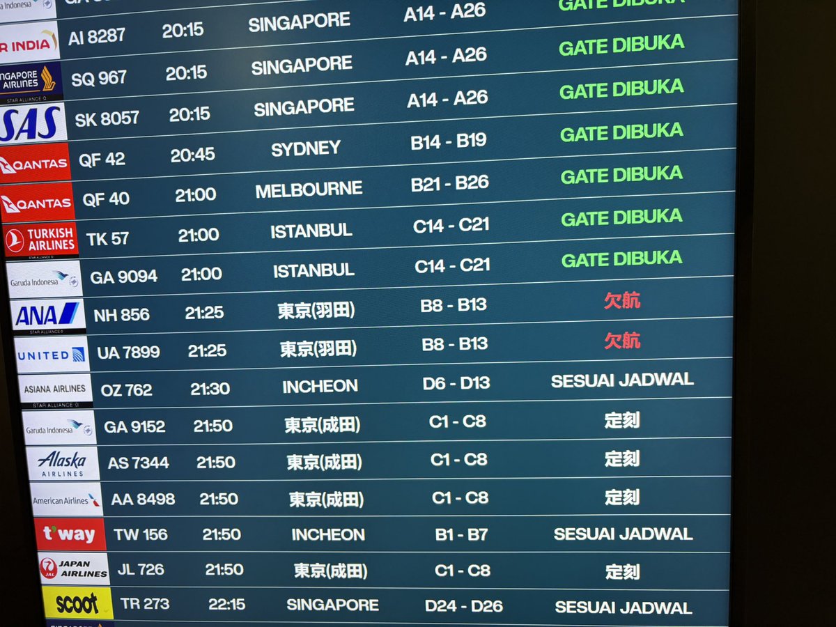ba_chi20102D41's tweet photo. 所用で帰国のために空港着いたら何の連絡もANAから無しに欠航になってた💢文句言ったら成田行きのJAL便に振り替えてくれたからよかったけど。超楽しみにしてた週末の予定がキャンセルになるところでホント焦った。ANAのアプリ上も宿敵JAL便に変更になってる貴重な場面をスクショ。 https://t.co/7IKE97T9dt