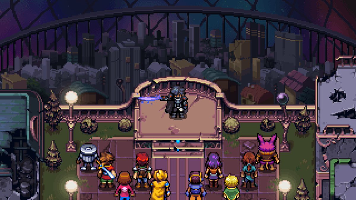 CriticalGamesAU's tweet photo. Heroes &amp; Villains from 17 Indie RPGs collide in Infinite Alliance - a FREE crossover event coming to PC &amp; Console! #PitchYaGame

A story-driven, turn-based RPG with characters from Chained Echoes, CrossCode, Kingdoms of the Dump, &amp; more! 🥳

Wishlist here:
https://t.co/fsIWTsPNhp https://t.co/1AiFEADKKc