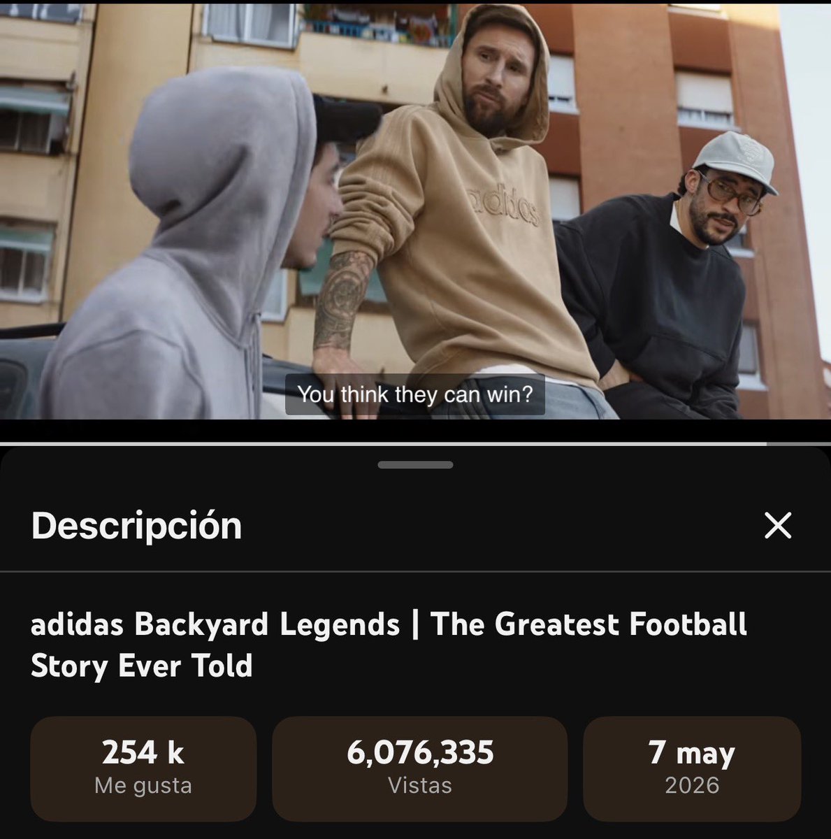 arielipillo's tweet photo. 🤯 LA INFLUENCIA DE CRISTIANO RONALDO

En menos de 1 día el comercial de Nike superó en vistas en YouTube con 10 millones a cualquier comercial de fútbol de la historia 

Mientras que Adidas ni usando a Messi, Bad Bunny, Zidane, a Beckham apenas llegaron a 7 millones en 4 semanas…

@nikefootball nunca debió dudar de la influencia de Cristiano Ronaldo

https://t.co/AzCCHZ2B4X