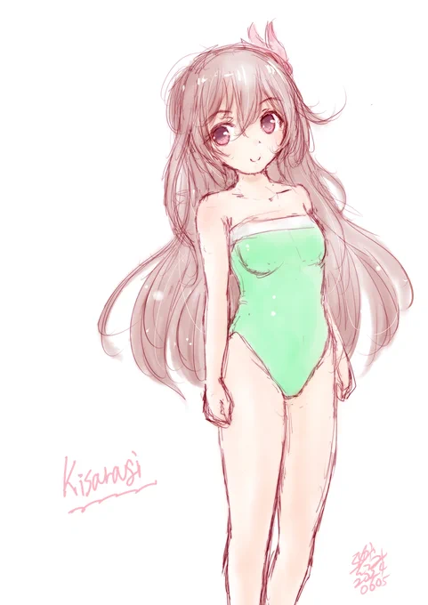 #みなさん2年前の今頃はどんな絵描いてましたか 如月ちゃん