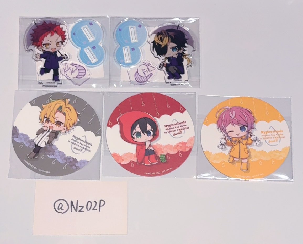 Nz02P's tweet photo. 【交換・譲渡】 ヒプノシスマイク ヒプマイ スイパラ スイーツパラダイス コースター 特典 アクリルスタンド アクスタ

譲》
三郎、乱数、一二三、空却、十四

求》
同種・左馬刻、一郎

郵送希望
検索からでもお気軽にお声がけください https://t.co/DIOunrO8T5