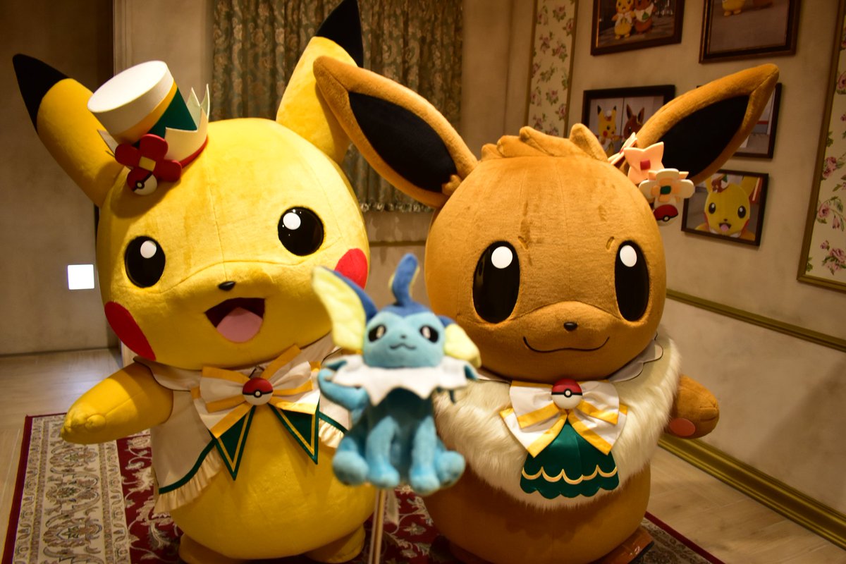 ポケパークカントーを満喫するシャワーズ君!!(ピカピカスパークス