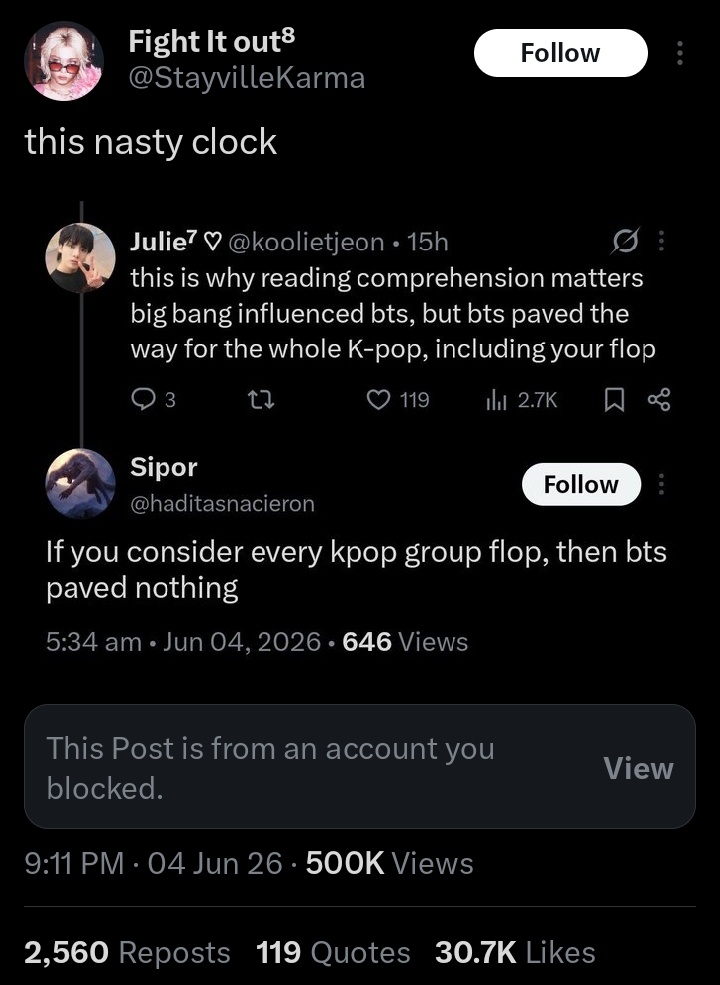 hoolignyvanill's tweet photo. 30k K-pop stans agreeing that their faves are flops. I've been waiting for this day. https://t.co/WS7TAW7mxo