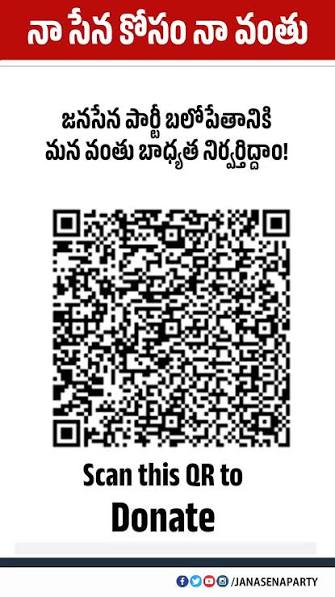 RSRYSR's tweet photo. @NagaBabuOffl Hey @NagaBabuOffl Nuvu Jackpot kotavu abba malli Telangana lo party start chastunadu anta kadaa inka late ndhuku pettu ni QR code inka start chayee adukovadam https://t.co/M5lkJ9YcKg