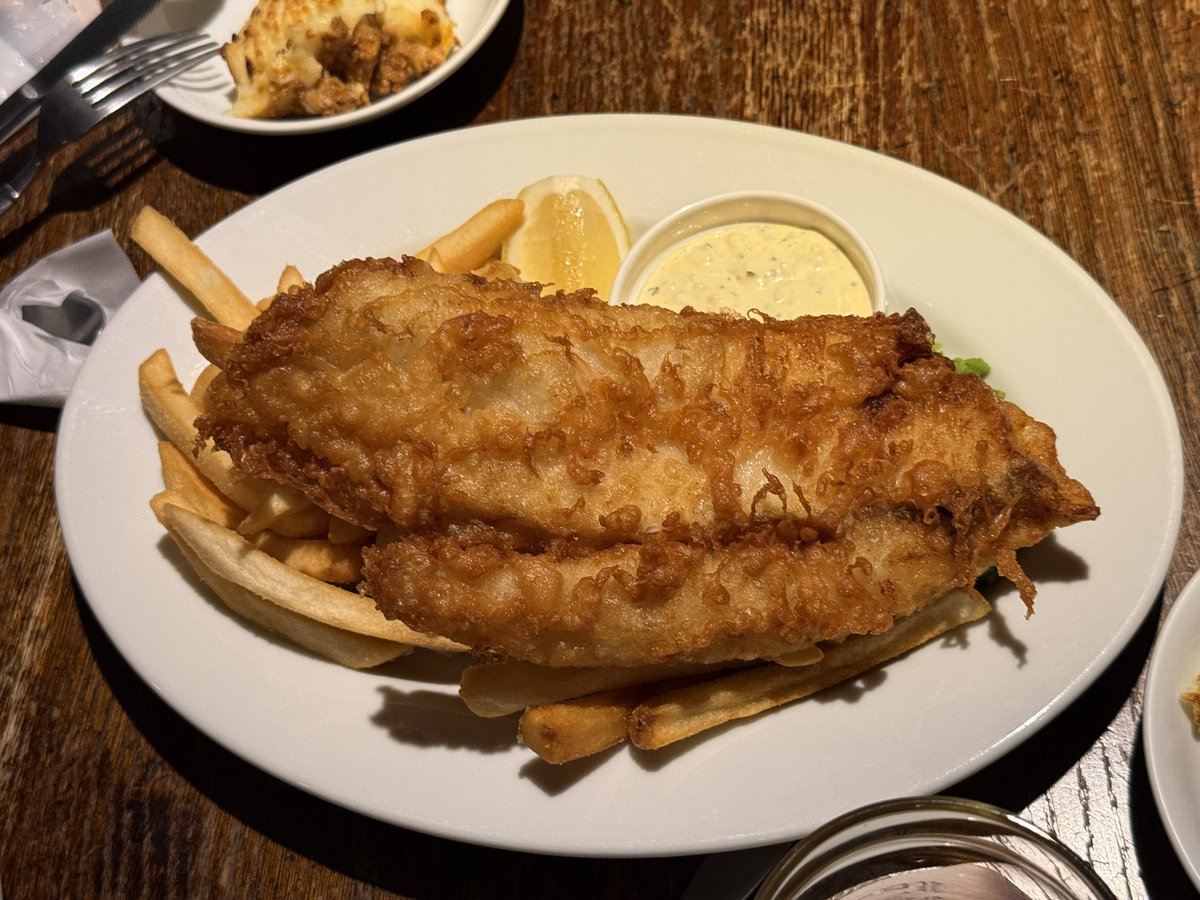 nw_engineer's tweet photo. 美味いイギリス料理だった https://t.co/SwYsZnvBBC