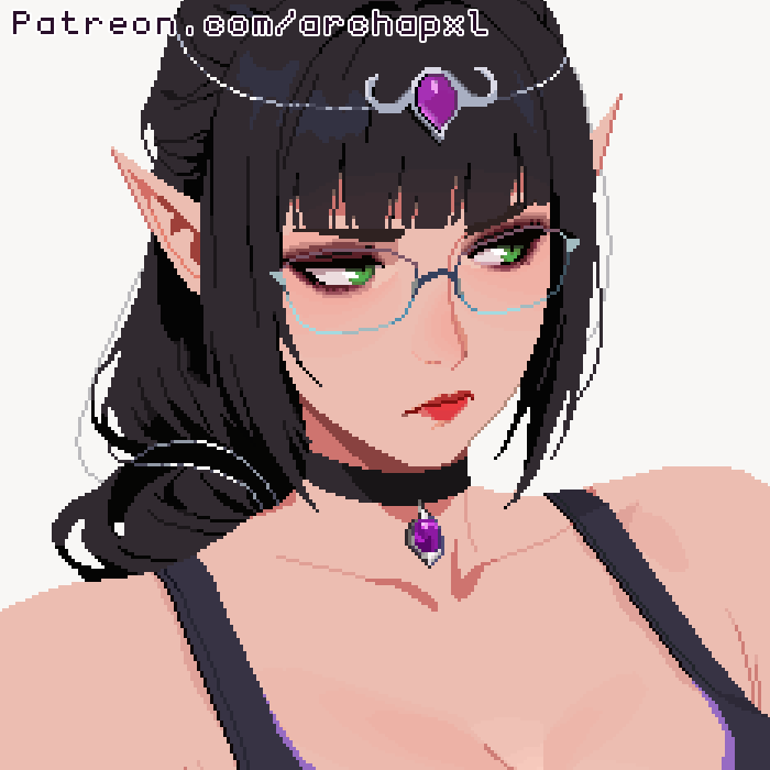 archapxl's tweet photo. Shadowheart, Spicy Version https://t.co/Pxngm0lDMi