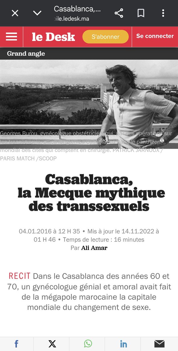 Antikhazar22's tweet photo. @KTlmecani44536 @Buzzwar3 @ighilaliki06 @TonyBananaDZ ANNEE 60 : Casablanca La mecque des transexuels 
Alger la mecque des revolutionnaires https://t.co/e63noPlrGY