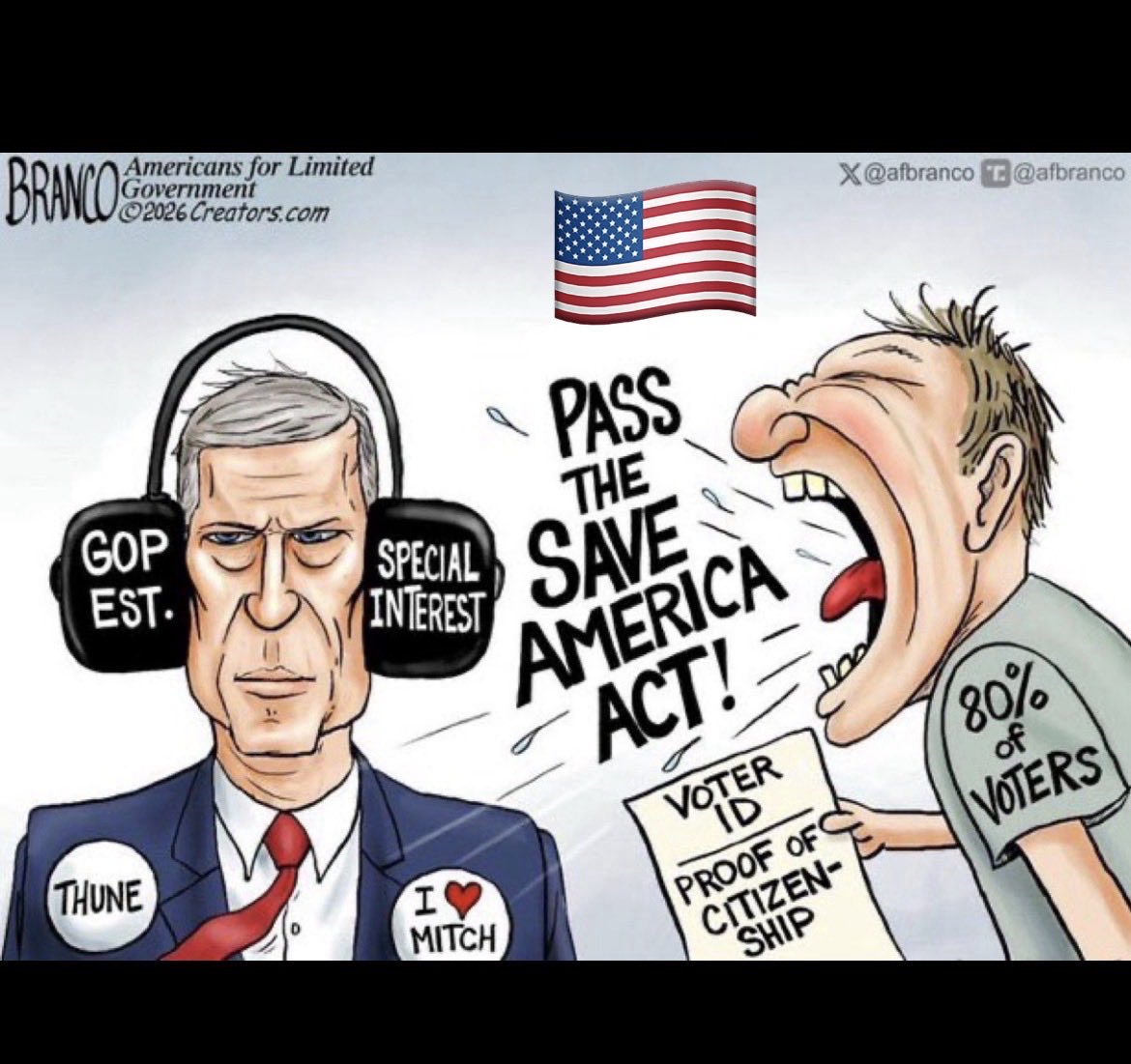 GovIzms's tweet photo. @SenMcConnell You are so full of shit.  If you wanted to secure our border and secure our elections, you would support the SAVE ACT! You have consistently VOTED AGAINST the WILL of the people. https://t.co/tcuvWl3KTw