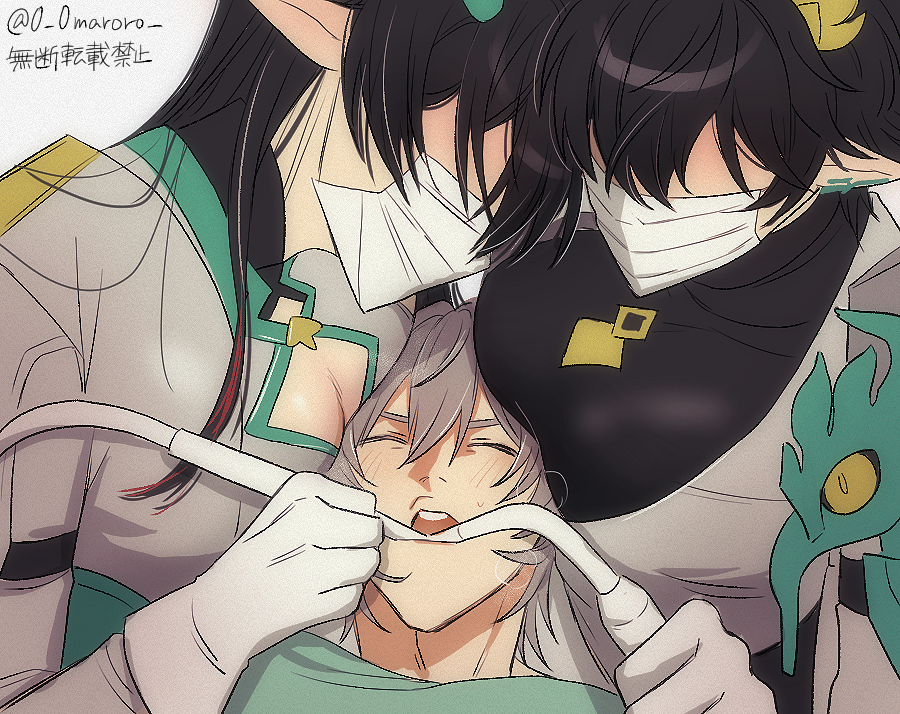 0_0maroro_'s tweet photo. 穹丹。
爆乳歯医者パロ。 https://t.co/QpP1dmV7kq