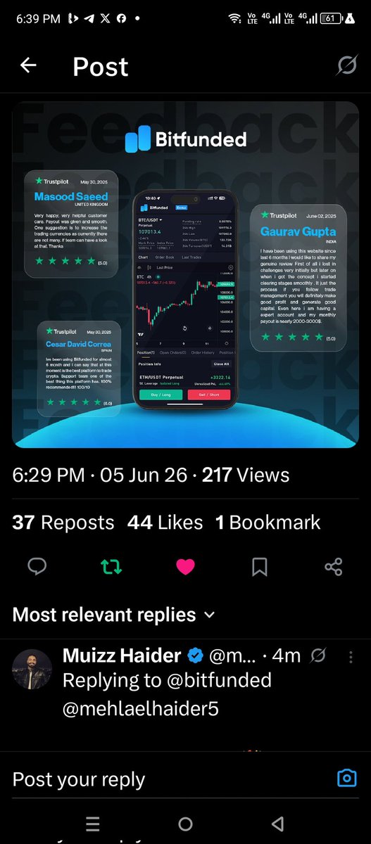 goodcryptobnb's tweet photo. @bitfunded @0xghost06 @Caution992 @emranpangsha20 
All tasks Done ✅ 
 💙💙💙💙💙💙💙💙💙💙 https://t.co/GHf7eLWvkX