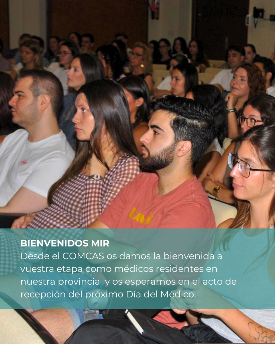ColMedCastellon's tweet photo. 💙 Damos la bienvenida a los médicos residentes que comienzan su formación especializada en nuestra provincia.
🩺 Os esperamos el próximo 19 de junio en el acto de bienvenida a los nuevos MIR que celebraremos con motivo del Día del Médico en el COMCAS.
#COMCAS #MIR2026 https://t.co/fD38LZQ5fr