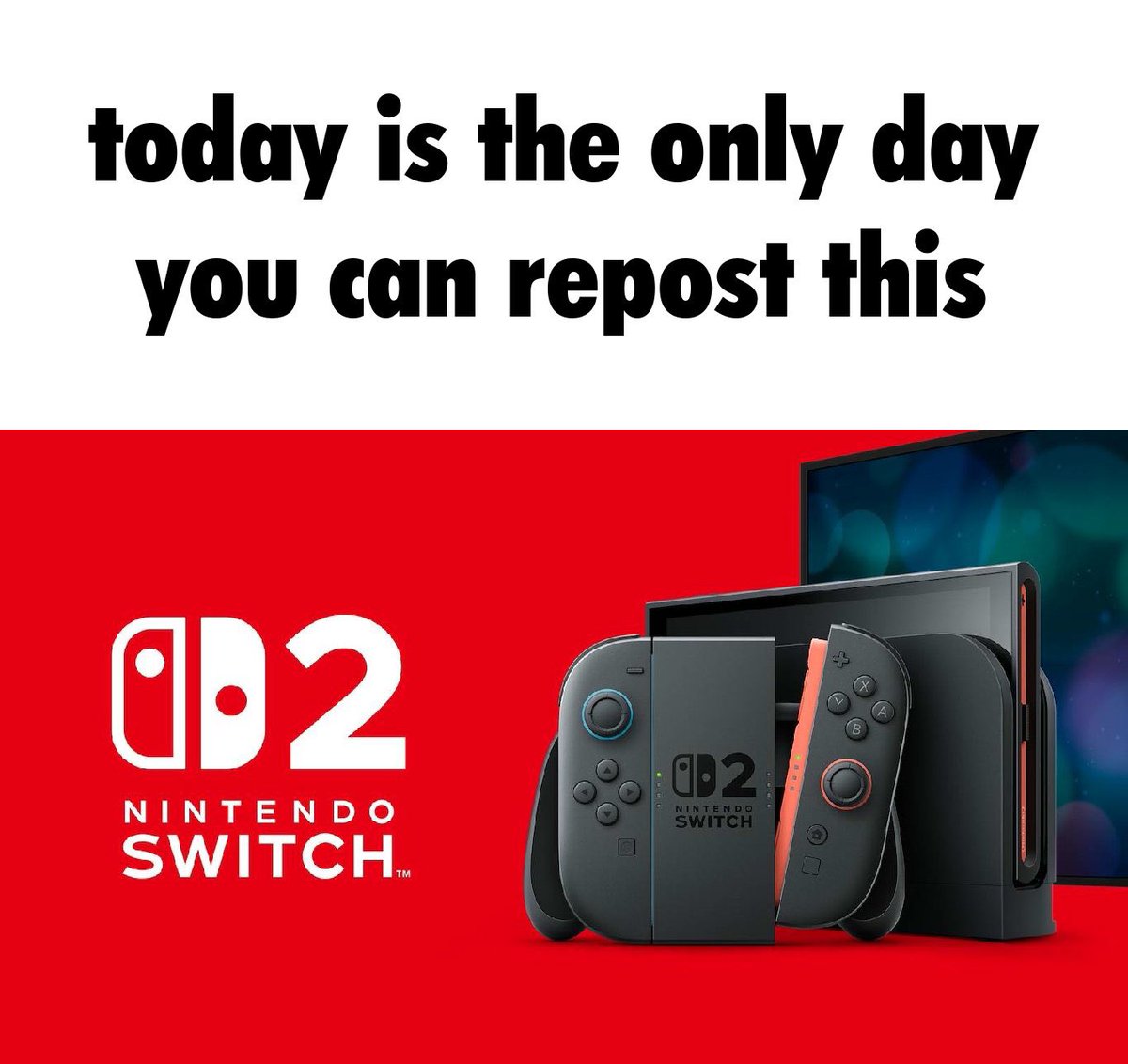 onlydayrepost's tweet photo. Switch is So Good Dat there’s SWITCH2

* Free Can of Pringles &amp; Bottle of Soda when you Purchase a Switch2 AtWalmart https://t.co/bl8WCWsAsi