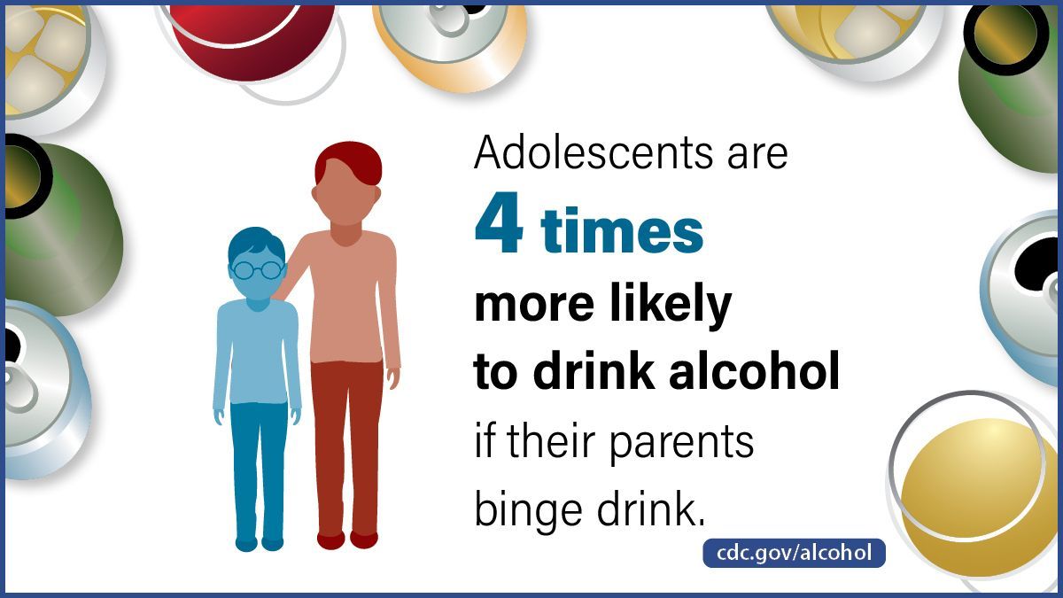 SCANLaredo's tweet photo. Did you know that adult alcohol use can increase the risk of underage drinking?
Children and teens learn by watching the adults in their lives. When alcohol use is frequent, normalized, or portrayed as a way to cope with stress, young people are more likely to start drinking earlier—and drink more heavily.
This CDC article highlights how parents and caregivers play a powerful role in prevention by:
• Modeling responsible behavior
• Setting clear expectations
• Talking openly about the risks of alcohol
• Keeping a safe, alcohol‑aware home environment
Small choices can make a big difference. Let’s work together to help young people grow up healthy and alcohol‑free. 💙
🔗 Learn more: About Underage Drinking (CDC)
#UnderageDrinkingPrevention #RoleModelingMatters #HealthyFamilies #YouthPrevention #CommunityHealth