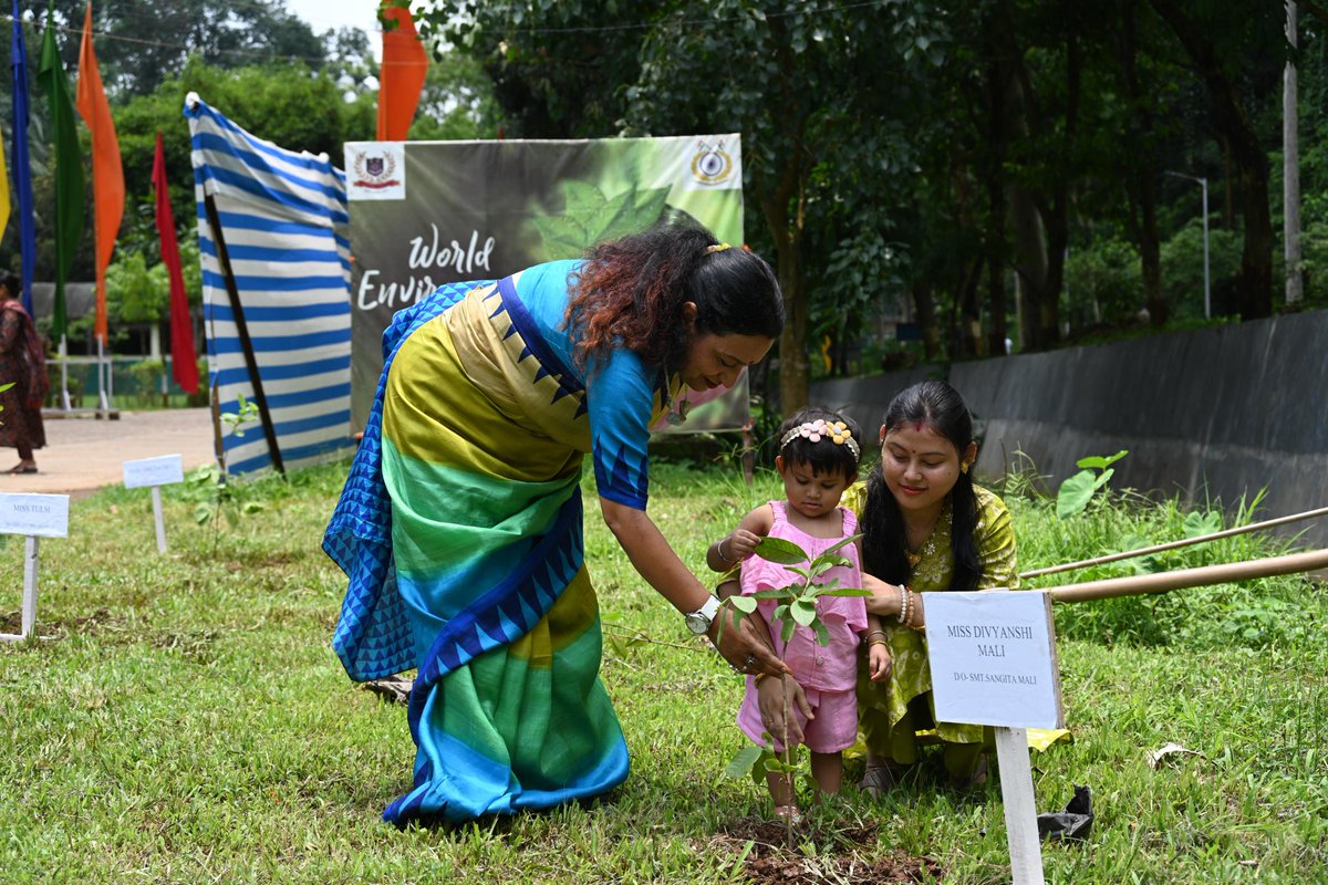 GCCRPFGTY's tweet photo. *World Environment Day 2026*
RCWA GC GTY organised a Plantation Drive.Trees were planted in the name of *girl child born in the campus during the last 1 year symbolising growth hope &amp; commitment to nurturing future generations 

All members participated enthusiastically.
@cwacrpf https://t.co/BAIWVzEkjW