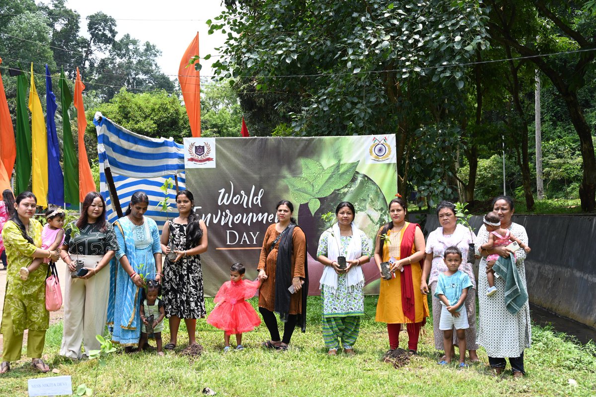 GCCRPFGTY's tweet photo. *World Environment Day 2026*
RCWA GC GTY organised a Plantation Drive.Trees were planted in the name of *girl child born in the campus during the last 1 year symbolising growth hope &amp; commitment to nurturing future generations 

All members participated enthusiastically.
@cwacrpf https://t.co/BAIWVzEkjW