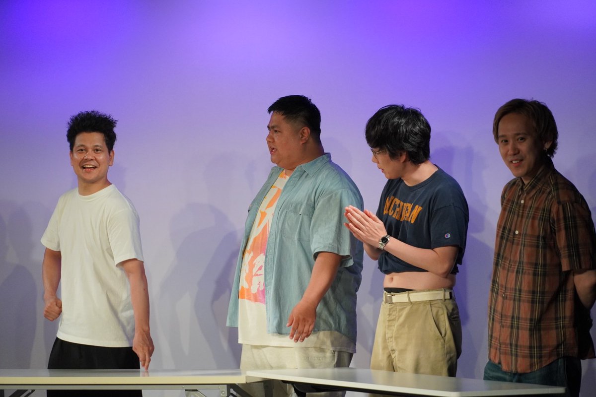 DotonboriT's tweet photo. 『ダブルアートの12才協会『HARDCOREトーク倶楽部』～エロい話をする回～』ご来場いただきありがとうございました🙇‍♂️✨

18禁なエロ話が満載の90分🔞
お客様アンケートの意外な結果にも
大盛り上がりでした🫣
エロ芸披露のコーナーも攻め攻めなネタで大爆笑🤣
優勝は九ノ段 児島クソデカおにくさんでした🏆✨

またの開催をお楽しみに💁‍♂️💫