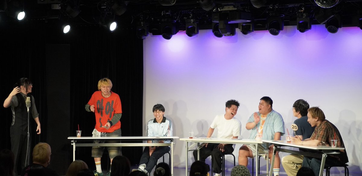 DotonboriT's tweet photo. 『ダブルアートの12才協会『HARDCOREトーク倶楽部』～エロい話をする回～』ご来場いただきありがとうございました🙇‍♂️✨

18禁なエロ話が満載の90分🔞
お客様アンケートの意外な結果にも
大盛り上がりでした🫣
エロ芸披露のコーナーも攻め攻めなネタで大爆笑🤣
優勝は九ノ段 児島クソデカおにくさんでした🏆✨

またの開催をお楽しみに💁‍♂️💫