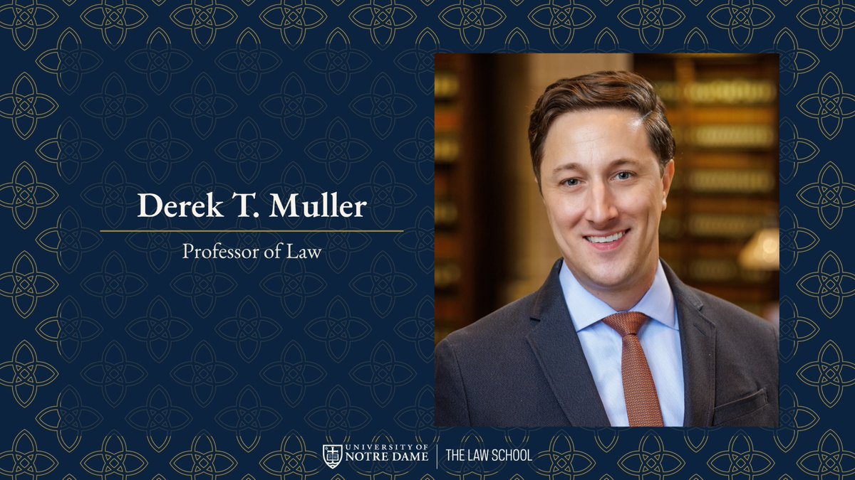NDLaw's tweet photo. Notre Dame Law Professor Derek Muller (@derektmuller) was interviewed by @NPR's All Things Considered about a recent Supreme Court decision allowing Alabama to use its current congressional redistricting map while litigation over the map continues. Listen here: https://t.co/t8l2Bv8x9t