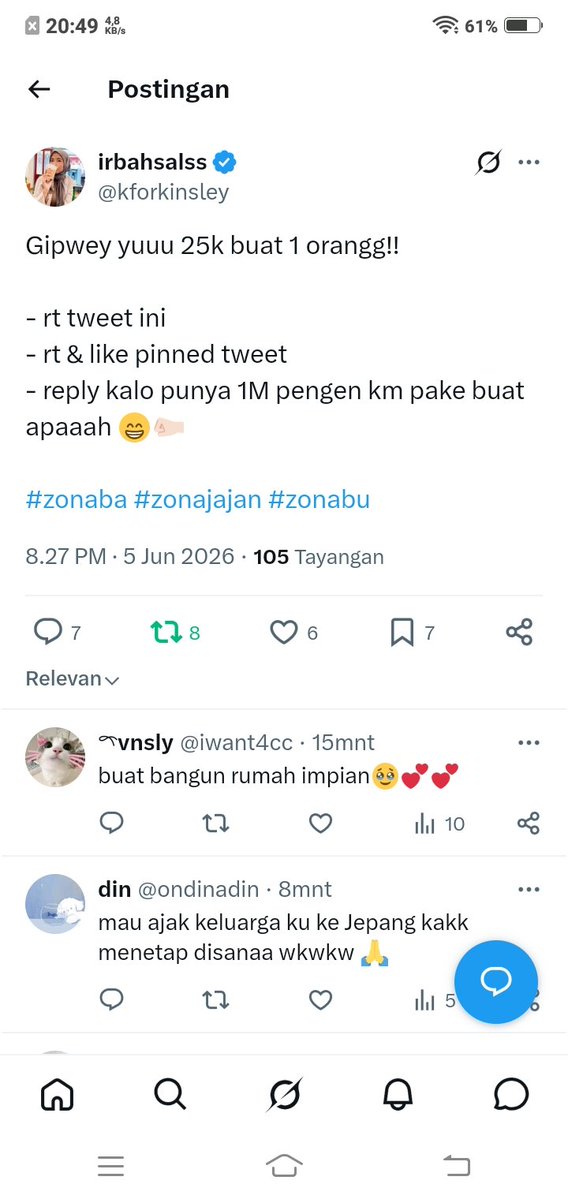 ddntty's tweet photo. @kforkinsley buka usaha,sisanya buat umrohin ortu ✨ https://t.co/JlRutO2O50