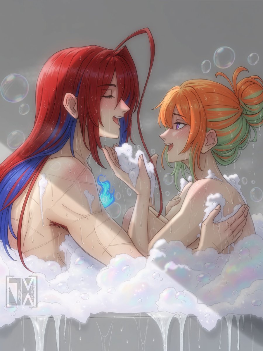 jasjusper's tweet photo. 🛁🫧
#BloodflameArt #KFPicasso https://t.co/oXxirlcMT4