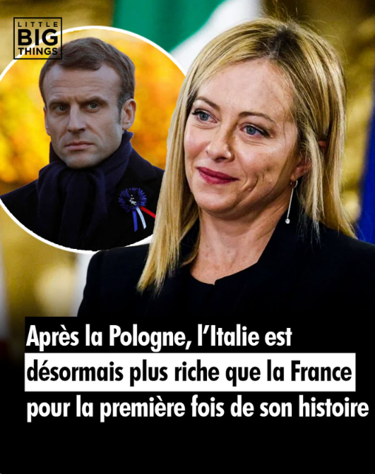 ChristinePP27's tweet photo. littlebigthings___
Pour la première fois de son histoire, l’Italie affiche une richesse moyenne par habitant supérieure à celle de la France. Ce basculement s’explique notamment par une épargne plus forte, un endettement privé plus faible et une meilleure valorisation des actifs. Un changement symbolique qui relance le débat sur l’évolution économique des deux pays.
.
Suivez-nous sur @littlebigthings___ pour plus d’infos sur le Business, la Finance et la Tech 🧠
.
Source des infos : BDOR