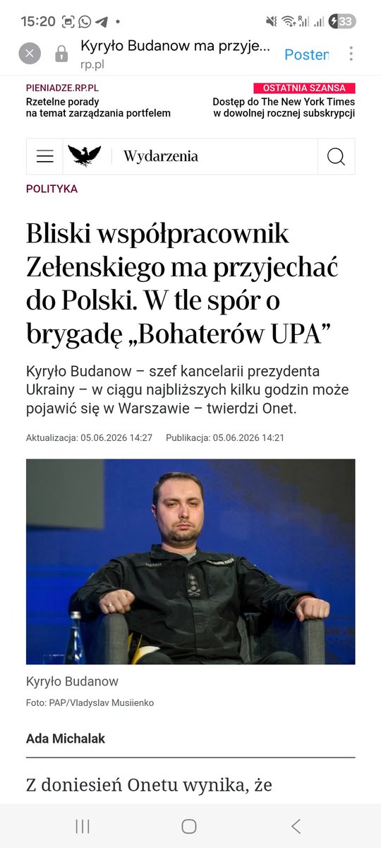 agnieszkawolsk9's tweet photo. @PPolityce Oby zaproszenie do 🇵🇱 tego banderowca i b.szefa HUR okazało się gwoździem do politycznej trumny @KosiniakKamysz .... https://t.co/5VWI7jrfKZ