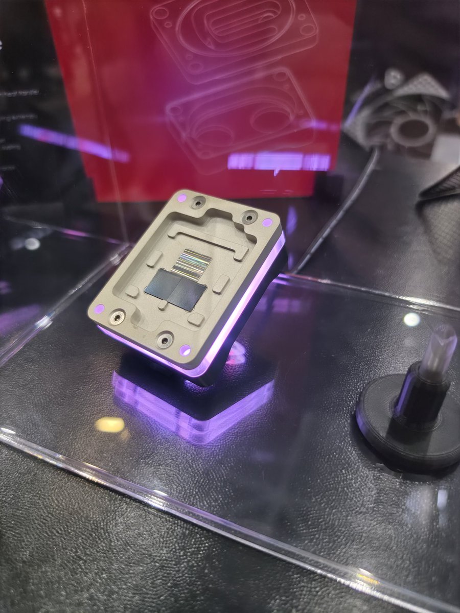 madness727's tweet photo. Thermal Grizzly showing off their upcoming products at Computex 2026
I can't wait to test some of these out once they're out https://t.co/PJxagWRdqG