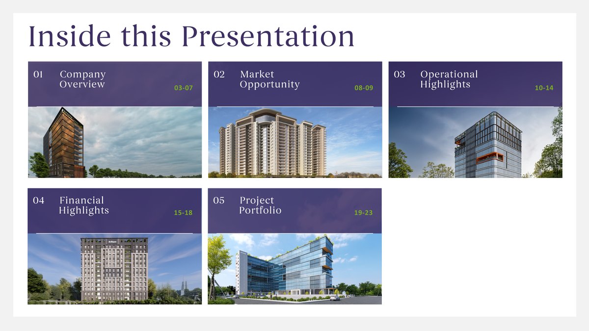 _Investor_Feed_'s tweet photo. 🏗️ Arihant Foundations Expands Senior Living Pipeline to 10.8 Lakh Sq Ft | Pre-Sales Jump 46% QoQ | MCap 1,018.44 Cr

- Current senior living pipeline stands at 10.8 Lakh sq ft.
- Pre-sales value surged 46% QoQ in Q4FY26.
- Total delivered portfolio exceeds 25 Mn+ Sq Ft over 40 years.
- Senior Housing Projects: Total GDV ₹706 Cr, Arihant Share ₹287 Cr across 2 flagship projects.
- Key projects: SILHOUETTE (Guindy, 3,00,000 Sq Ft, GDV ₹500 Cr, Arihant Share ₹320 Cr), SUBLIME (OMR, 3,20,000 Sq Ft, GDV ₹450 Cr, Arihant Share ₹225 Cr).
- Major upcoming project 'PADI' (36,00,000 Sq Ft, GDV ₹5000 Cr, Arihant Share ₹2500 Cr).
- 40-year stronghold in Chennai fosters steady JV pipeline with landowners.

Disc: Information provided in this tweet can be inaccurate, verify through the source in reply before making any investment decision.

Preview 👇 (First 4 out of 26 pages)