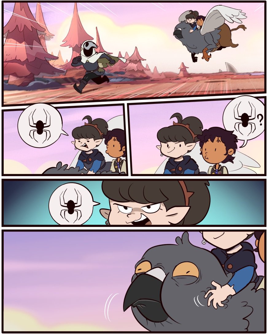 MoringmarkMark's tweet photo. Spider Breath in Action #theowlhouse #toh https://t.co/w5GMJsEr3y