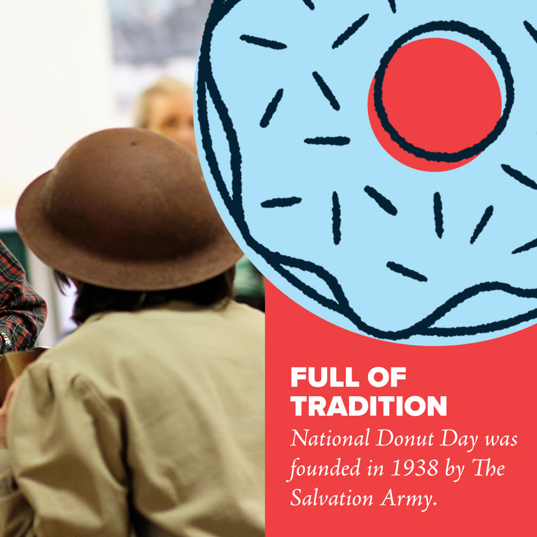 salmich's tweet photo. Did you know National Donut Day began with The Salvation Army? ❤️
Help us spread a little sweetness by supporting The Salvation Army programs and services in your local community: https://t.co/rlWQ5tvDaE
#NationalDonutDay #TheSalvationArmy #DoingTheMostGood https://t.co/h3nWRR6WE6