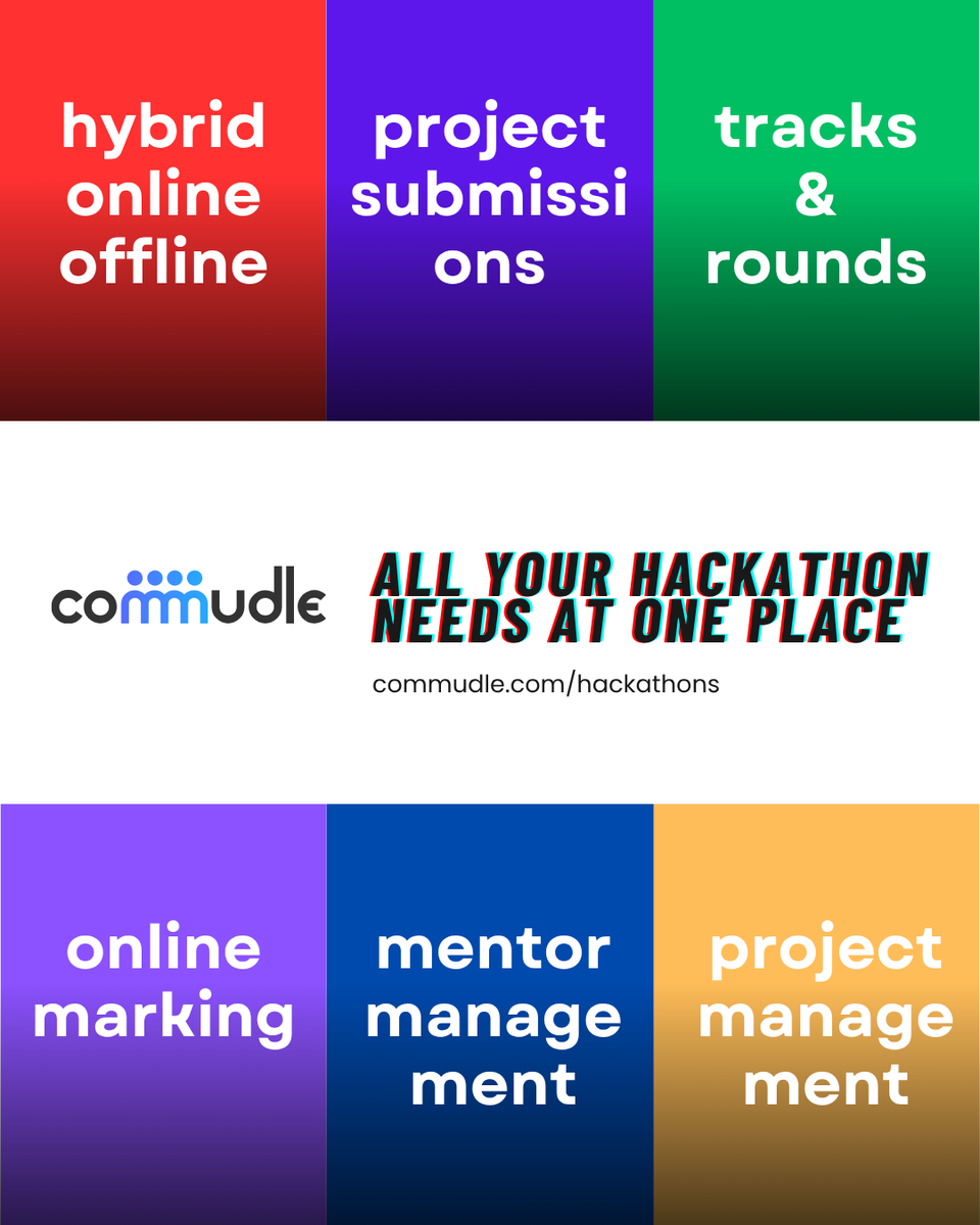 commudle's tweet photo. And these:
- Commit and chill
- The Debugging Dead
- 3AM Engineers
- Git Happens
- We Do It With Cookies
#Hackathon #DeveloperCommunity
What's the best one you've seen? https://t.co/n0QLyxu5CX