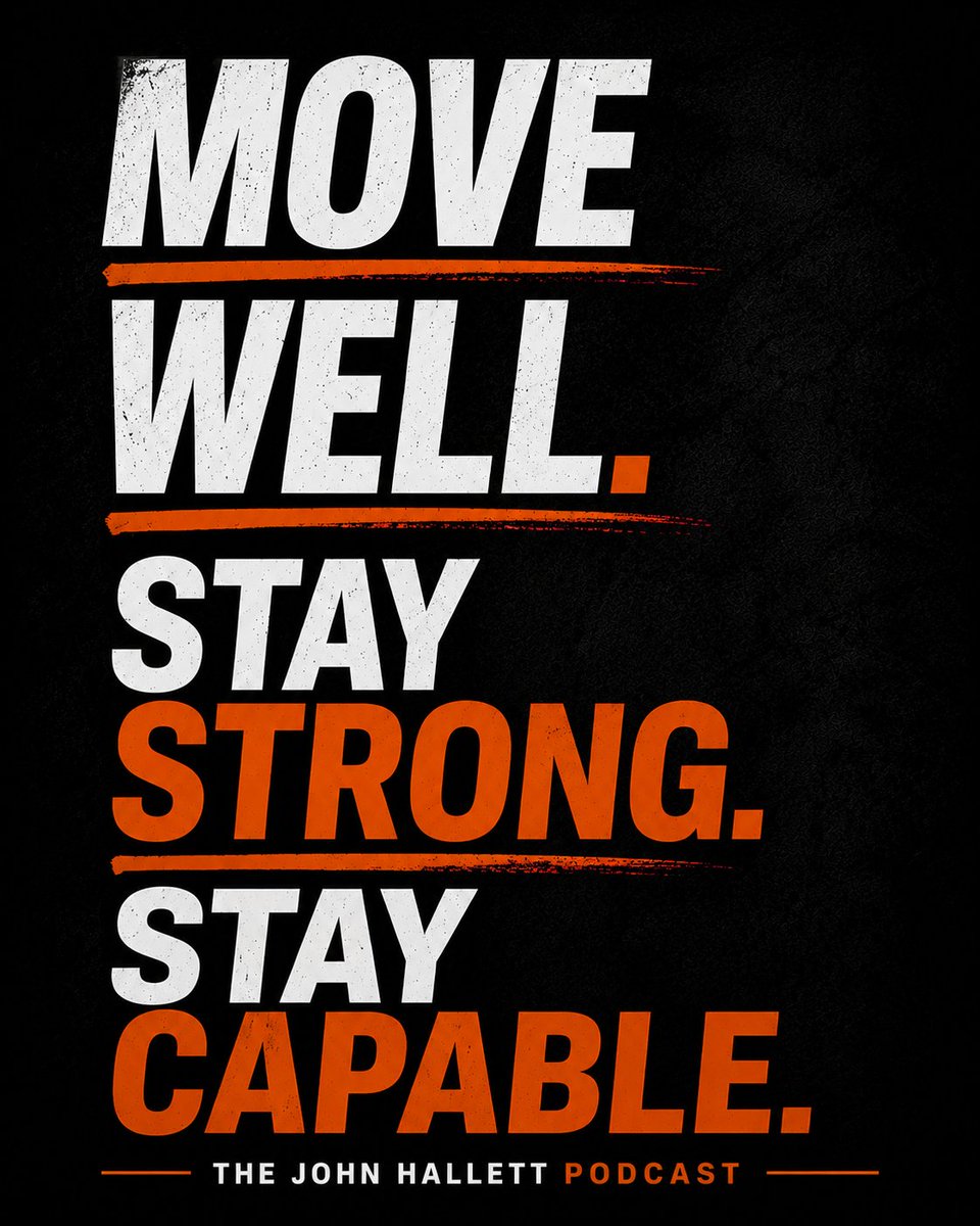 RMSDF_Co's tweet photo. Getting older doesn't mean you stop moving well.
It means moving well matters more.
Strength matters.
Balance matters.
Capability matters.
The goal isn't chasing perfection.
It's staying strong enough to live your life, protect your independence, and keep doing the things that matter.
You don't need to be 20.
You need to keep training.
Move well. Stay strong. Stay capable.
#StrongAt60 #FitnessOver60 #HealthyAging #SelfDefense #StrengthTraining #StayCapable #JohnHallettPodcast