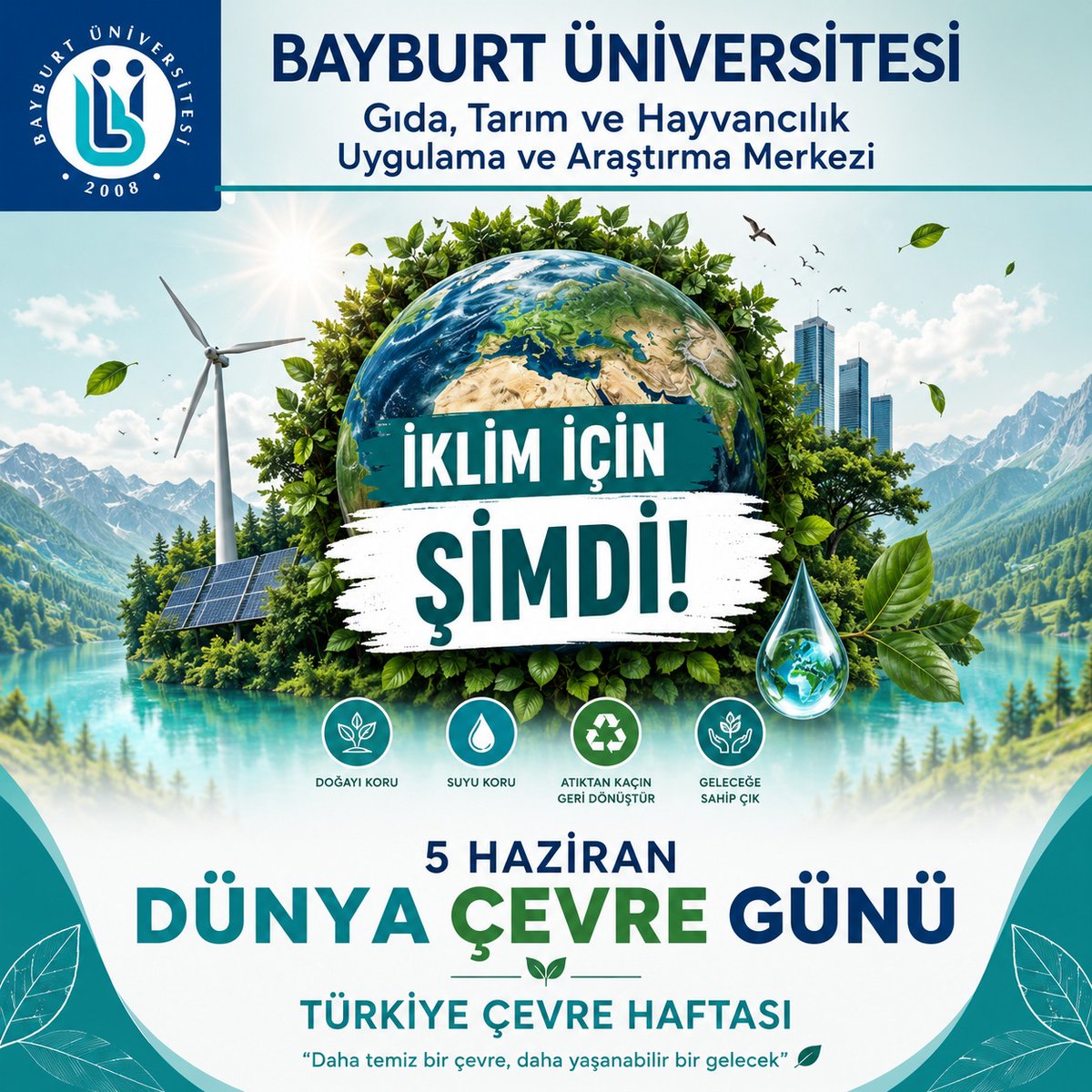 bayu_gitaham's tweet photo. "Dünya Çevre Günü ve Türkiye Çevre Haftası, doğaya karşı sorumluluklarımızı hatırladığımız önemli bir dönemdir. Temiz hava, temiz su ve sağlıklı bir çevre gelecek nesillere bırakacağımız en değerli miraslardan biridir."
#dünyaçevregünü https://t.co/mzXOhwAQbB