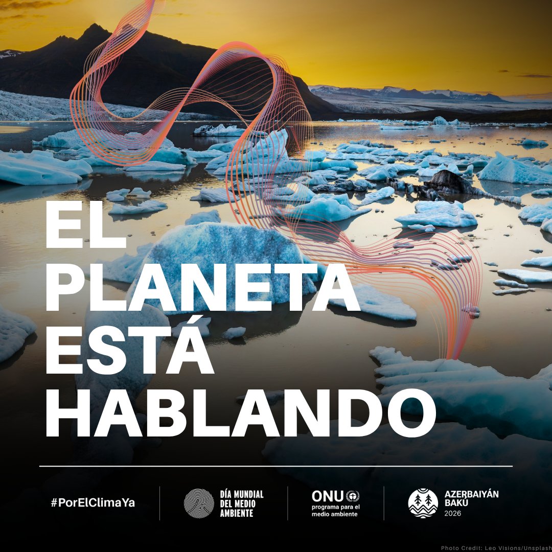 ONUUruguay's tweet photo. El planeta nos está enviando señales.

Olas de calor. Inundaciones. Sequías.

Más frecuentes. Más intensas.

Y, aun así, la humanidad está más cerca de las soluciones que nunca.

#DíaMundialDelMedioAmbiente #PorElClimaYa https://t.co/sFfXMMBWol
