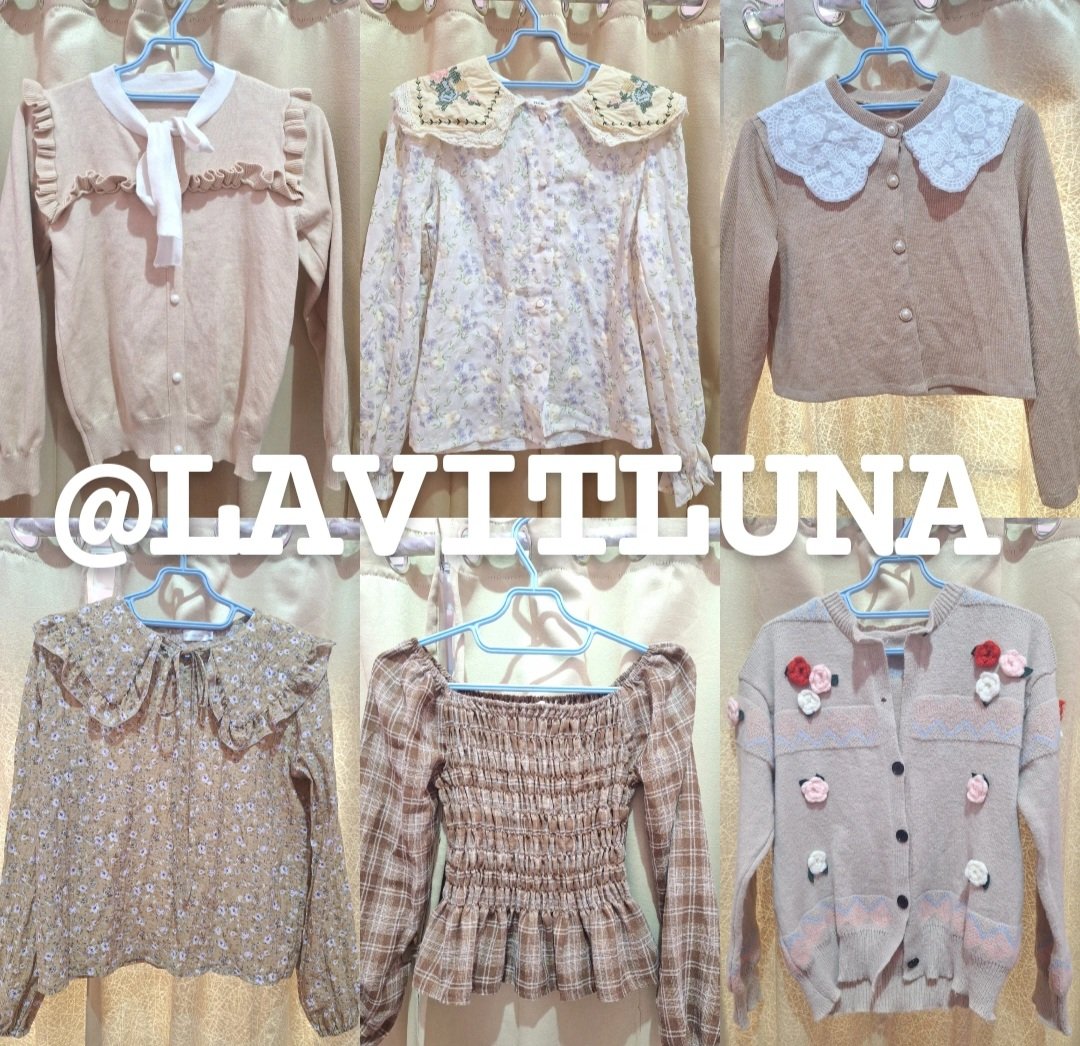 lavitluna's tweet photo. @cloudsinatrain atasan lucu brand ninette/ her little closet size S-M kakk, promo beli 3 gratis 1 basic🎀 atasan pastel banyak kaa https://t.co/I3MxWTRle1