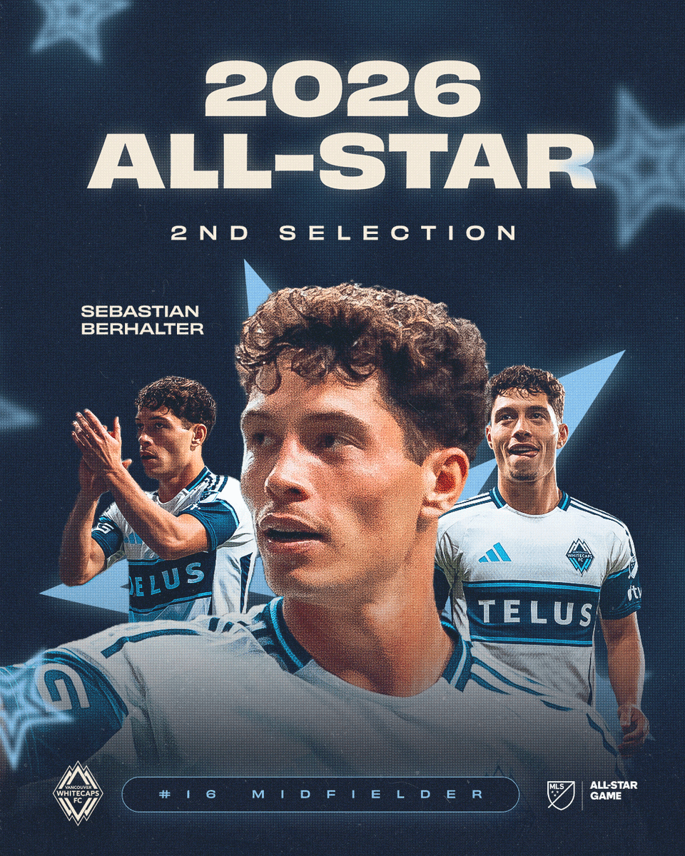 WhitecapsFC's tweet photo. Among the league's brightest 🌟

Sebastian Berhalter has been voted into the 2026 MLS All-Star First XI👏

📰 | https://t.co/XLcnDqa64s

#VWFC | #MLSAllStar https://t.co/QwslB6uIPo