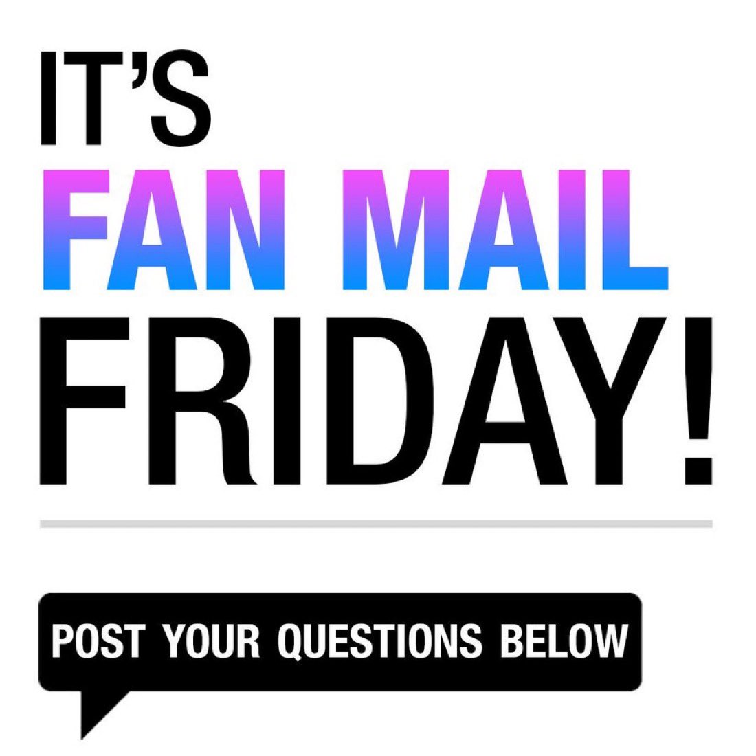 TheFive's tweet photo. It’s Fan Mail Friday! What would you like to ask the hosts? https://t.co/th7VU9mvyB