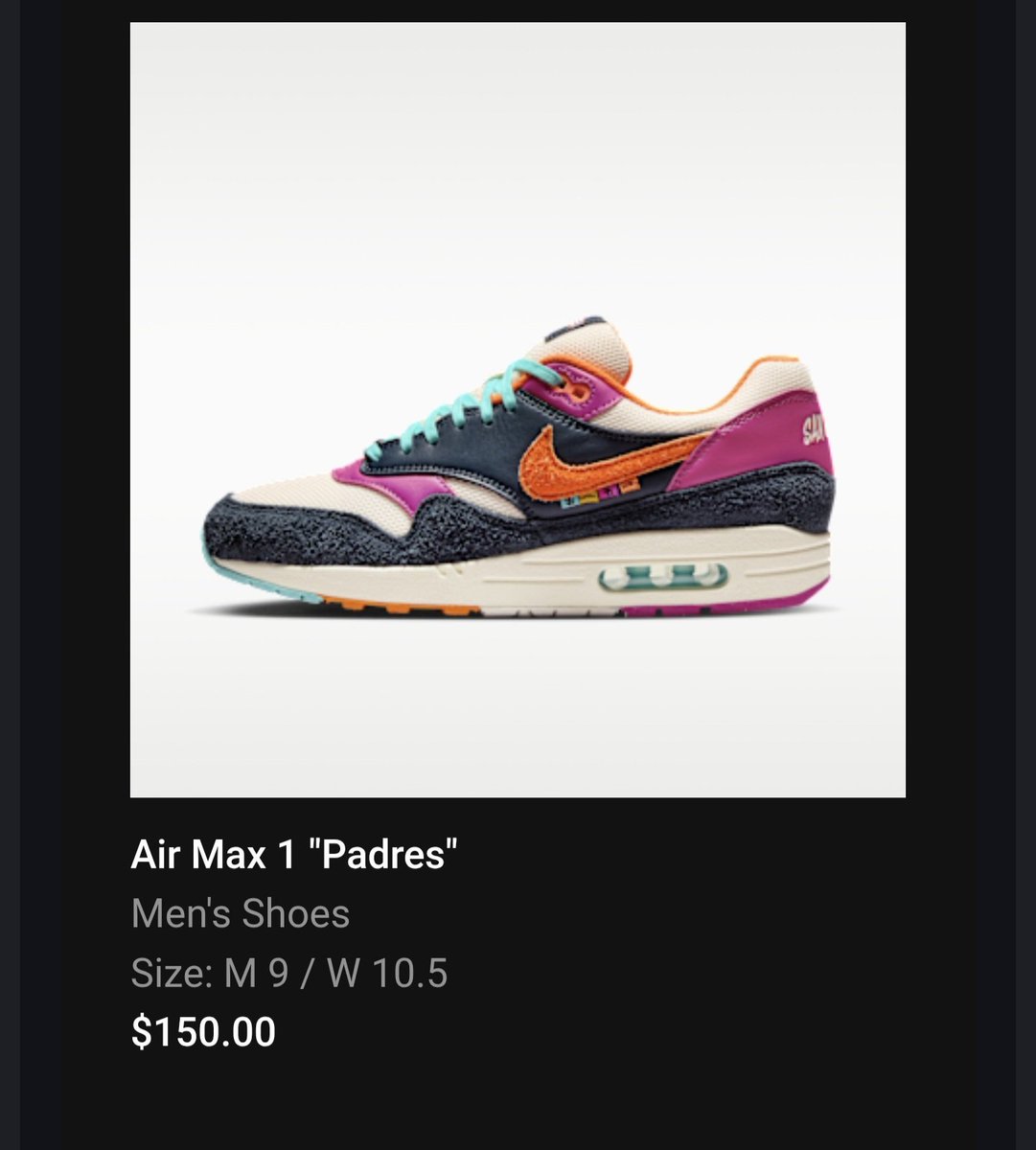 IA_MDouil's tweet photo. @SneakerVisionz Wish it was a 9.5, but hopefully this will fit. https://t.co/f1oEklBWMA