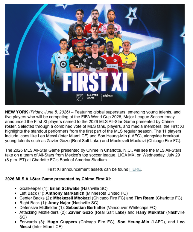 saltcityfc's tweet photo. Official ✍️
The #MLSAllStar First XI is out, and it includes #RSL rising star Zavier Gozo.
The Eagle Mountain-raised 19-year-old is the first Utah native to earn All-Star First XI in the event's history. https://t.co/ELQjTvIj91