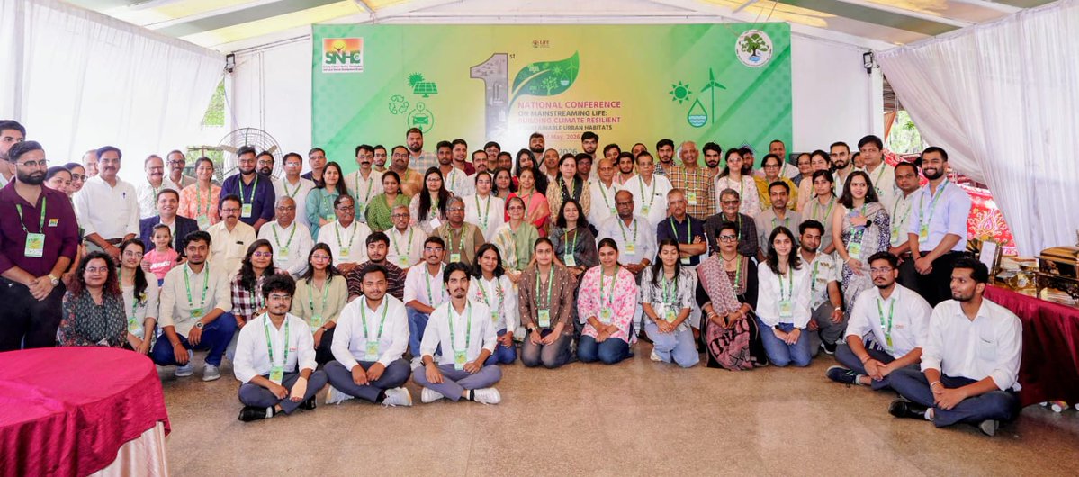 RAWSindia's tweet photo. Participated in the 1st National #Conference on "Mainstreaming LiFE: Building Climate Resilient and Sustainable Urban Habitats" and organized by @snhcindia  
#LiFE #MissionLiFE #ClimateResilience #SustainableCities #UrbanDevelopment #ClimateAction #Sustainability #bhopal https://t.co/pFlGOsM2e4